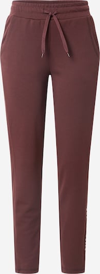 Pantaloni sport ONLY PLAY pe bordeaux / alb, Vizualizare produs