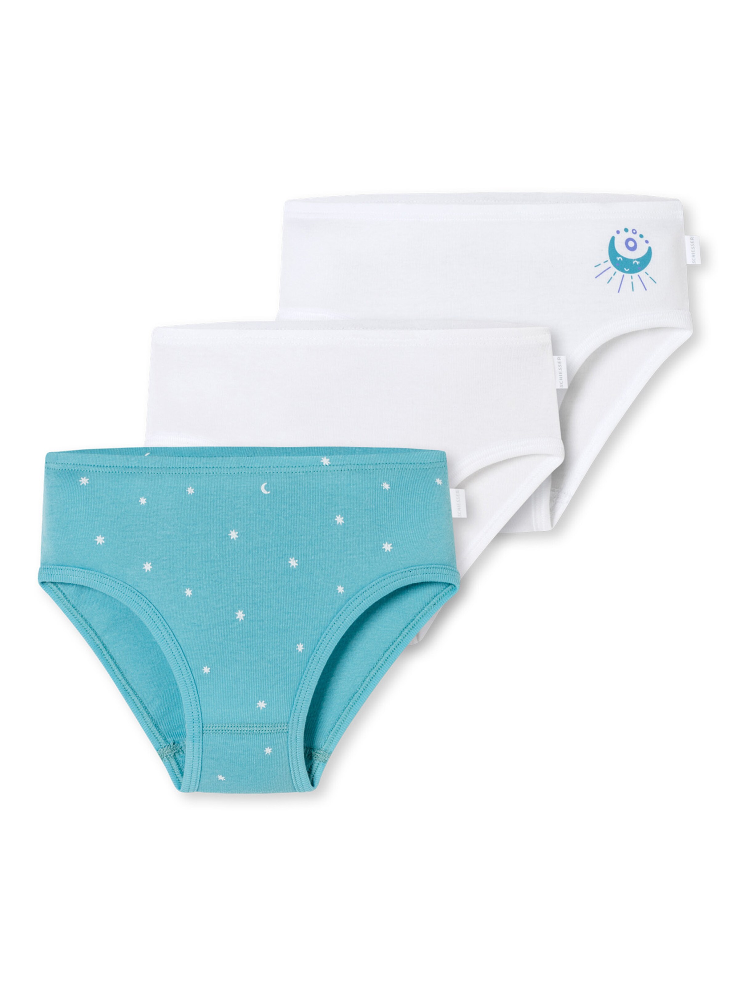 SCHIESSER Onderbroek ' Fine Rib ' in Blauw: voorkant