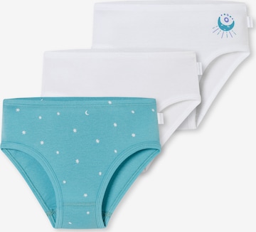 SCHIESSER Slip ' Fine Rib ' in Blau: Vorderseite