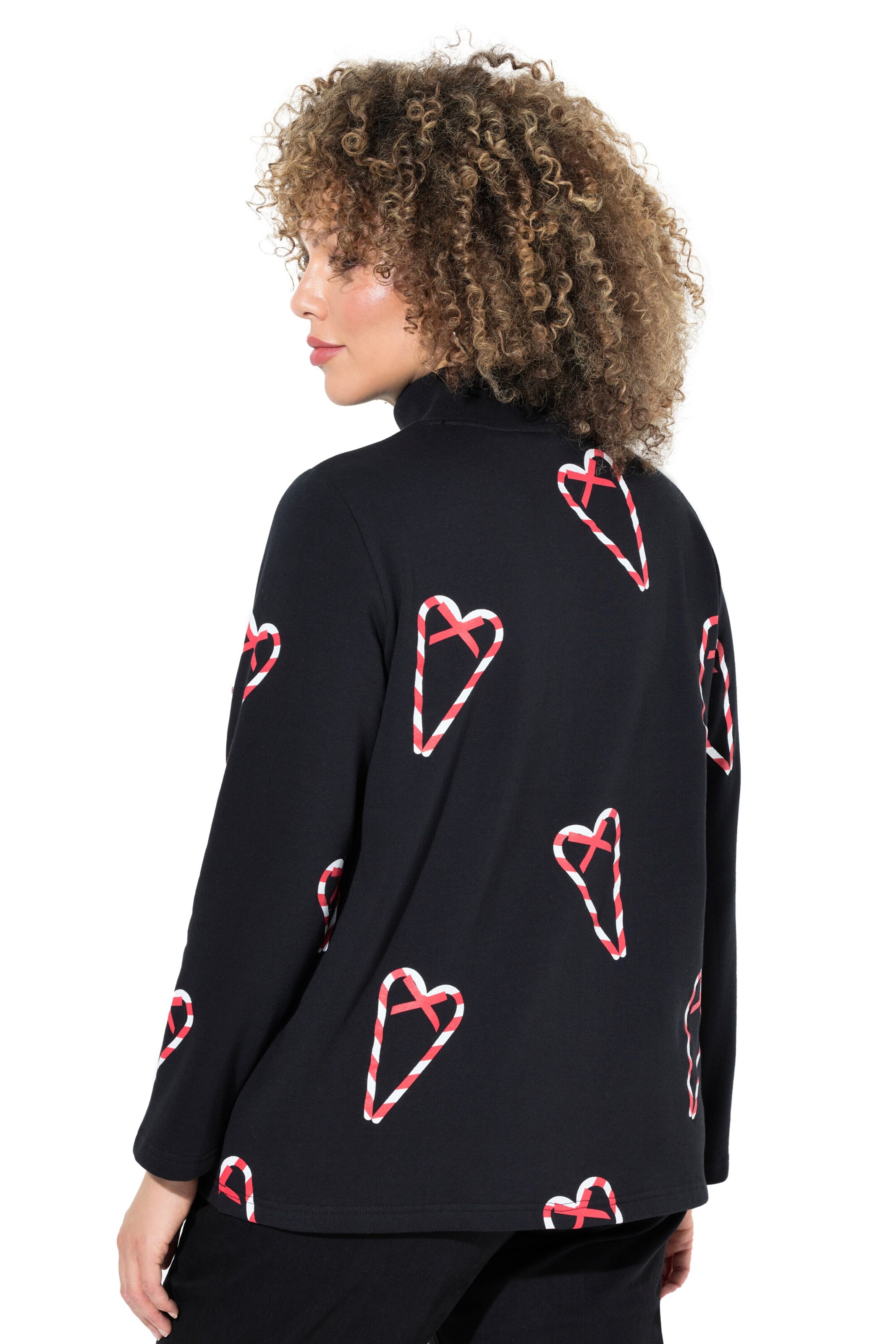 Ulla Popken Pullover in Schwarz