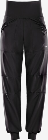 Winshape Tapered Sportbroek 'LEI101C' in Zwart: voorkant