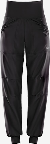 Effilé Pantalon de sport 'LEI101C' Winshape en noir : devant