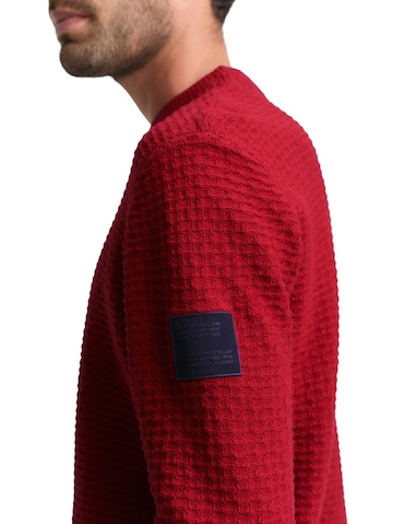 TOM TAILOR Sweater in Red