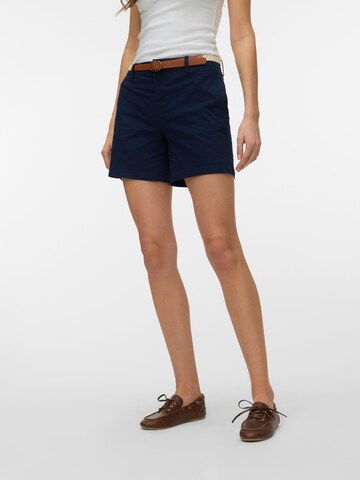 VERO MODA regular Παντελόνι τσίνο 'VMFIEBY' σε μπλε: μπροστά