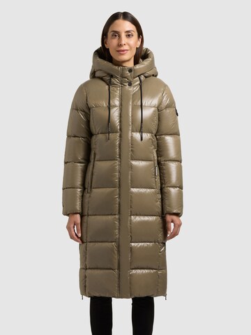 khujo Mantel 'Willa' in Grau: Vorderseite