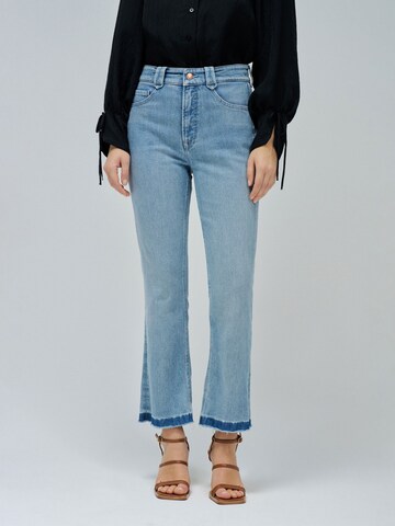 évasé Jean 'Faith' Salsa Jeans en bleu