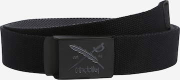 Iriedaily Belt in Black: front