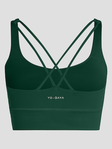 YO-GAYA Bustier Sport bh in Groen