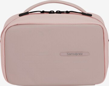 SAMSONITE Toiletry Bag 'Stackd' in Pink: front