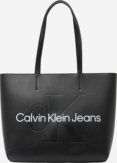 Calvin Klein Jeans Shopper torba u crna / bijela, Pregled proizvoda