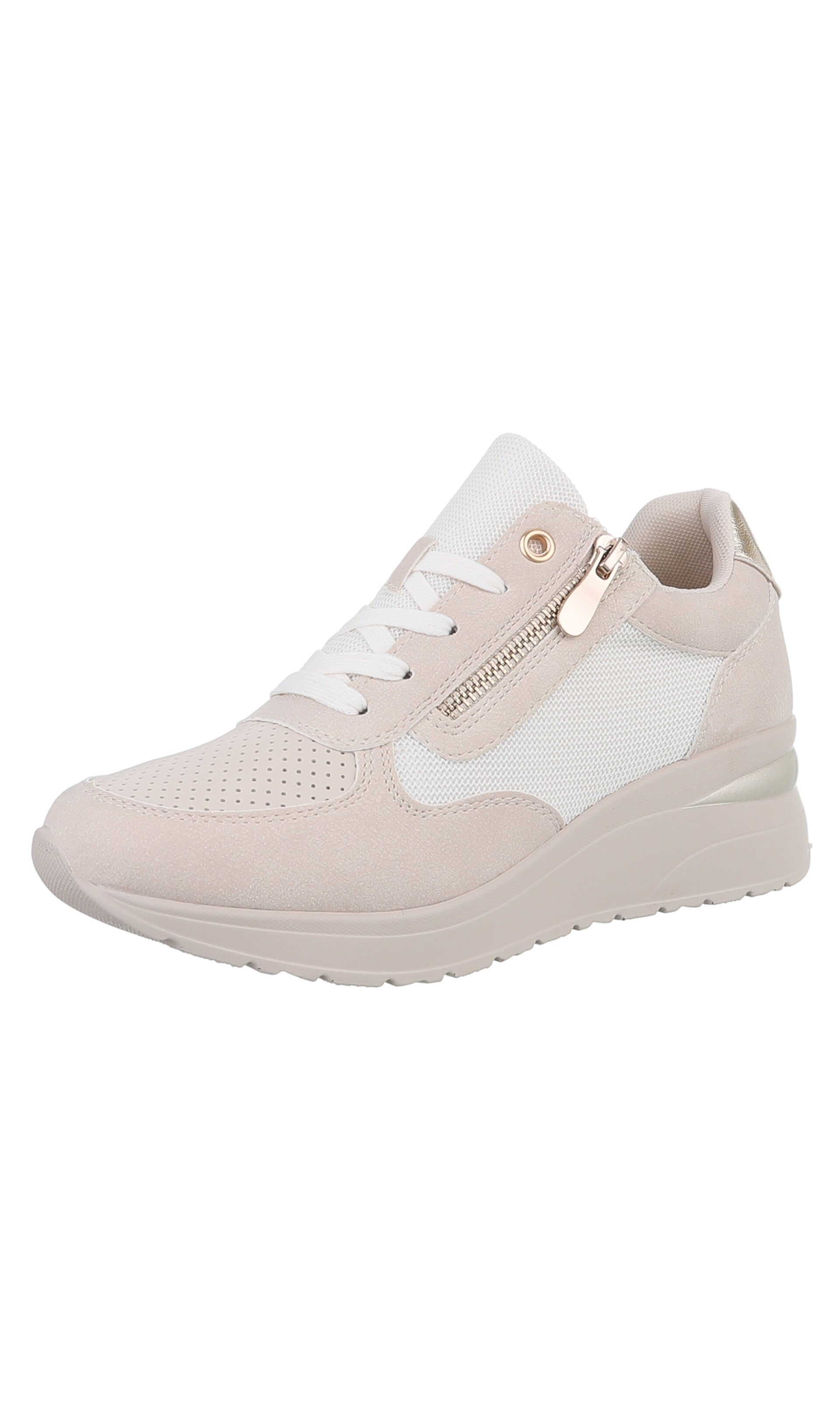 Ital-Design Sneakers in Beige: front