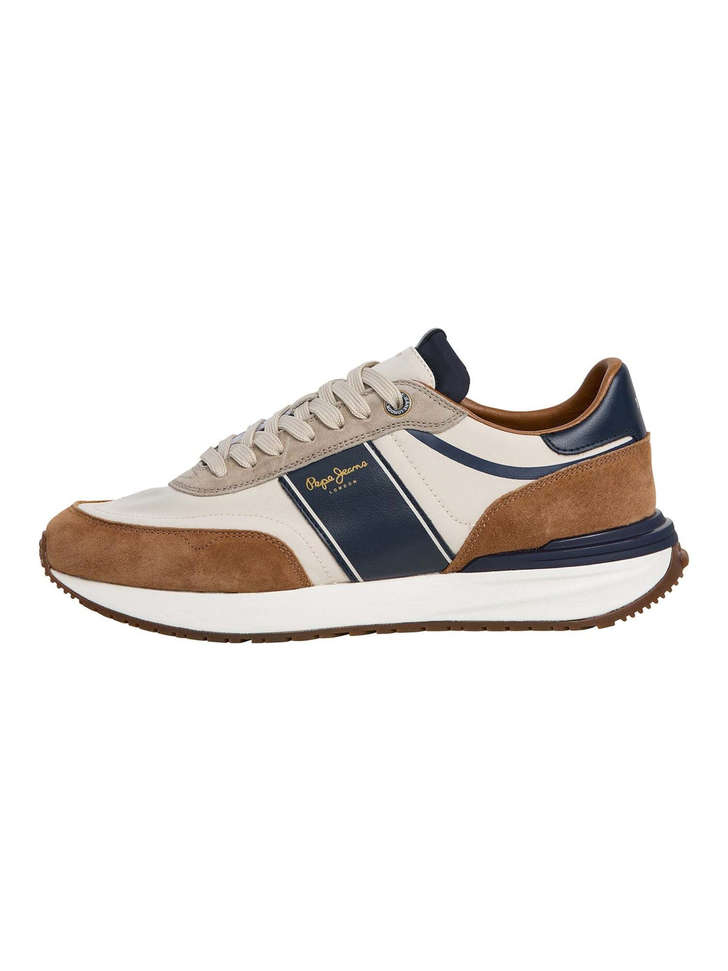 Pepe Jeans Platform trainers ' BUSTER SERIE M ' in Mixed colours: front