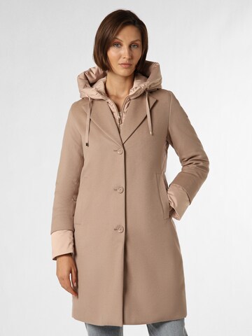 DUNO Between-Seasons Coat in Brown: front