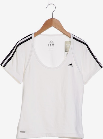 ADIDAS PERFORMANCE T-Shirt L in Weiß: predná strana