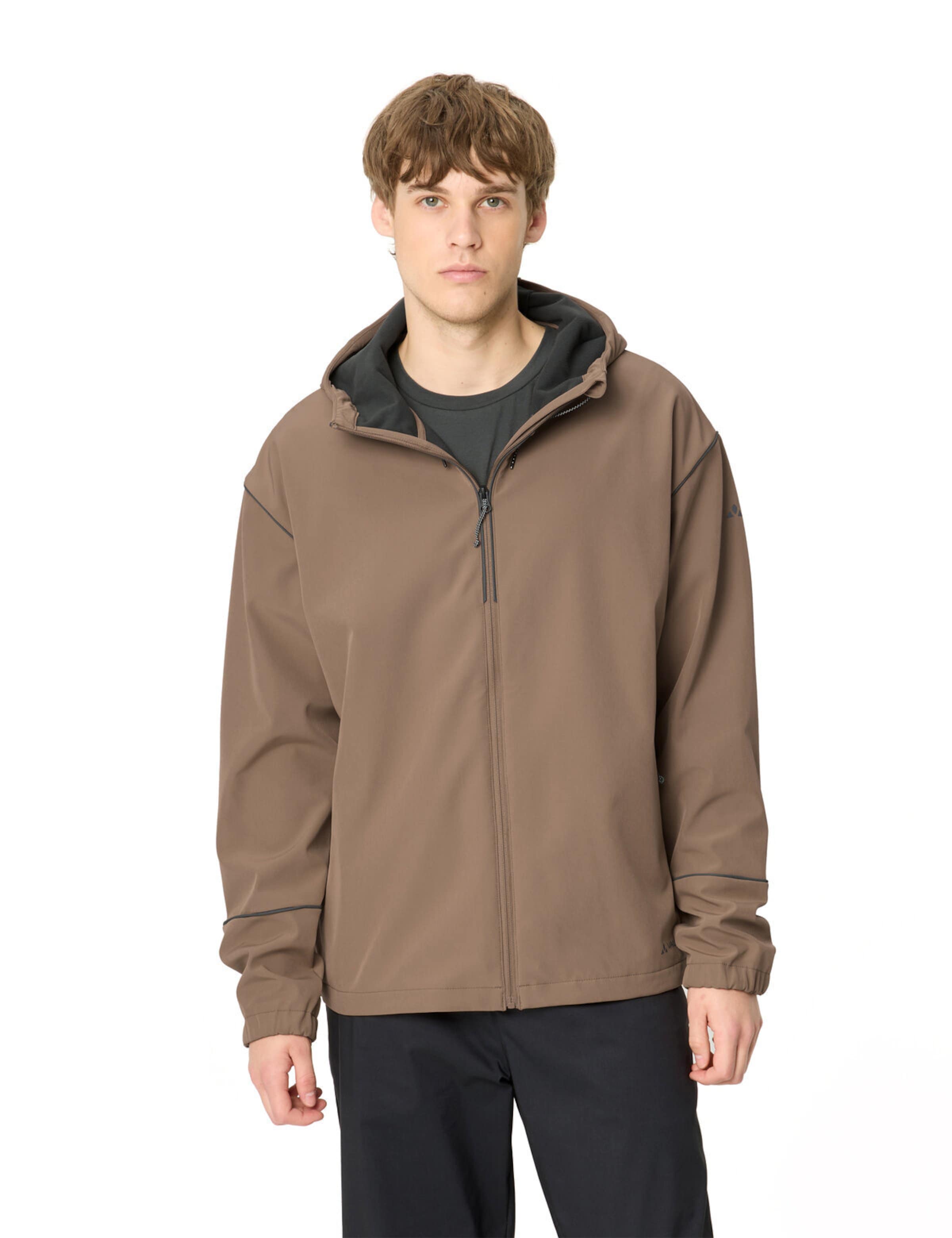VAUDE Sportjas 'Cyclist' in Beige: voorkant