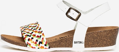 Bayton Sandaler 'LEGANES' i blandingsfarvet / hvid, Produktvisning