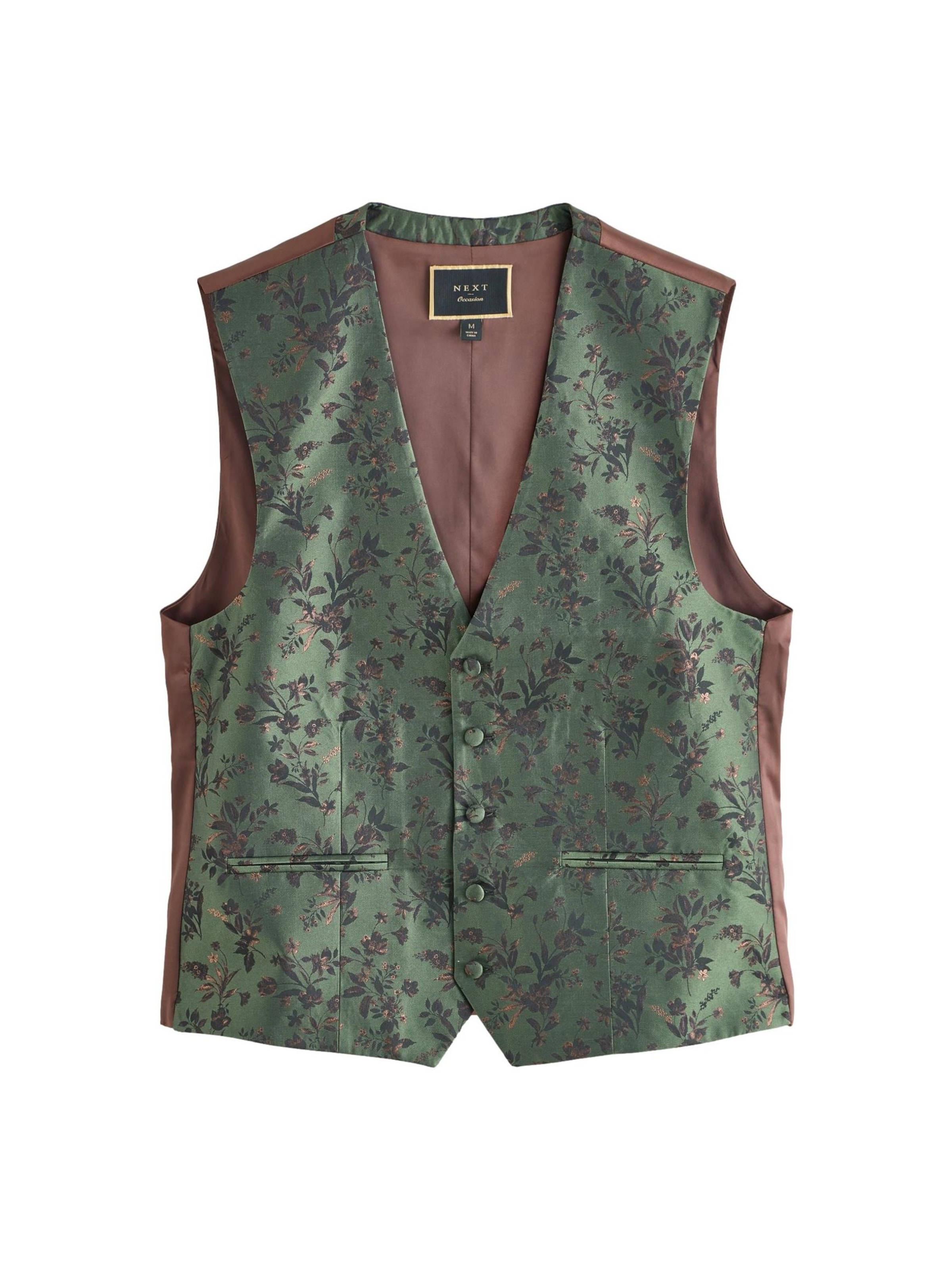 Gilet de costume Next en vert : devant