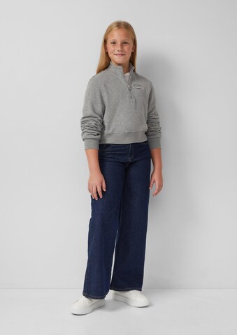 Sweat-shirt s.Oliver en gris : devant
