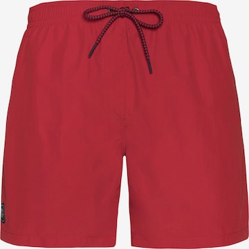 Shorts de bain 'Faster' PROTEST en rouge : devant