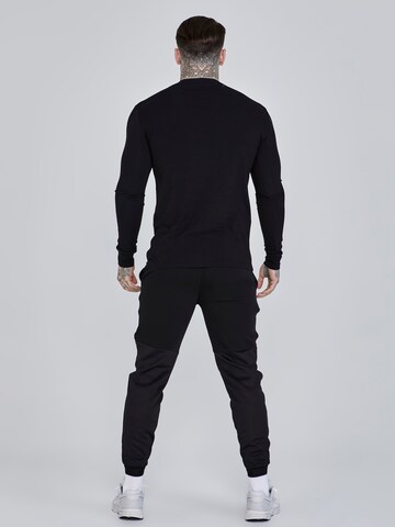 Maglietta di SikSilk in nero