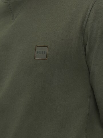 BOSS Sweatshirt 'Westart' in Grün