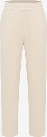 Loosefit Pantalon ' Dorner ' Carlo Colucci en beige : devant