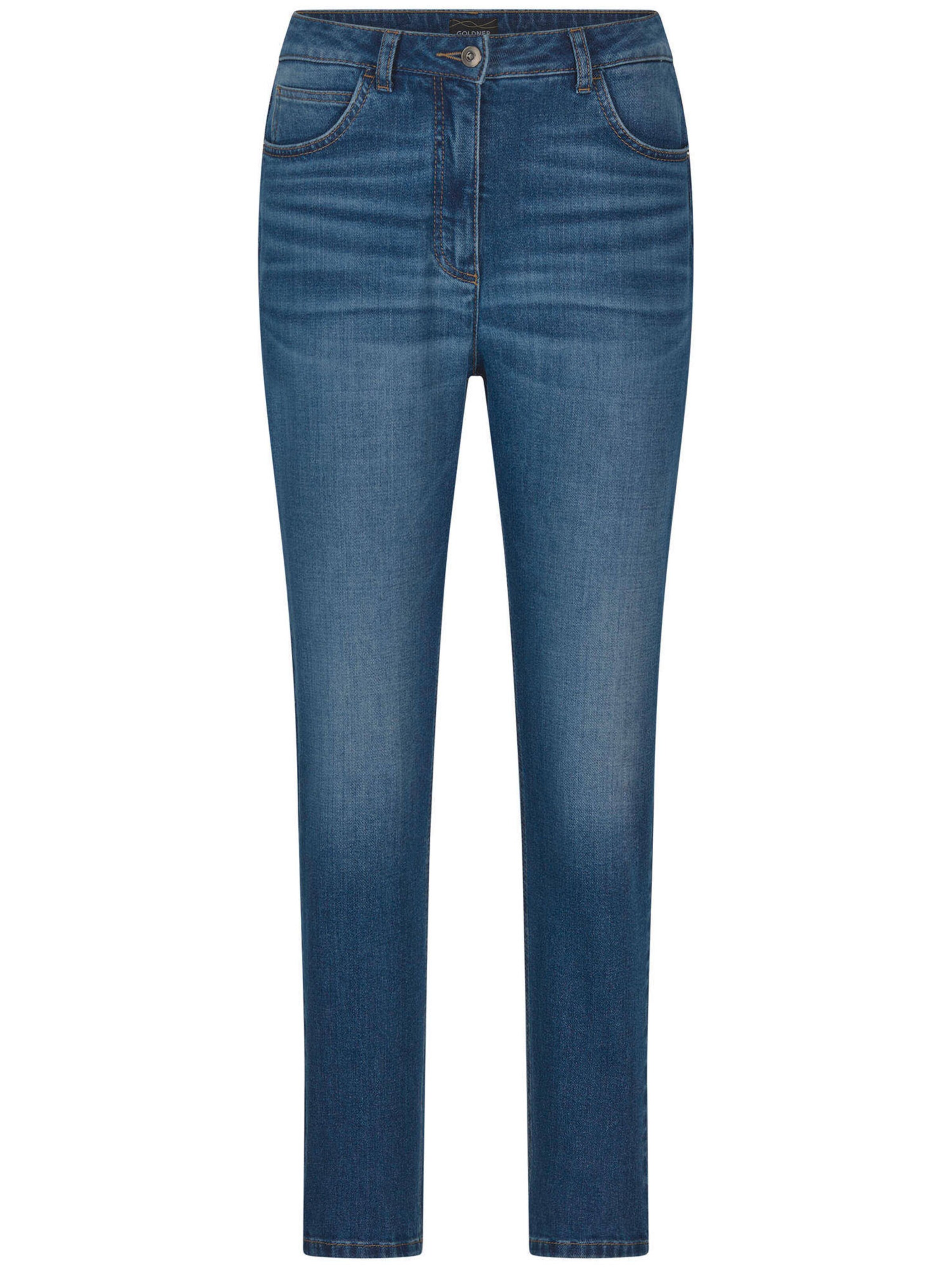 Goldner Jeans 'Sara' in Blau: Vorderseite