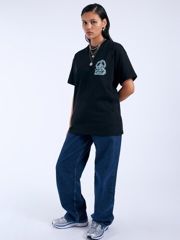 Dr. Denim Shirt 'Trooper Tee'‌ in Schwarz