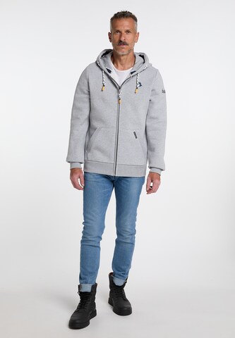 Schmuddelwedda Zip-Up Hoodie in Grey