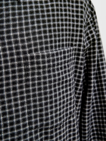 JACK & JONES Regular fit Button Up Shirt in Black