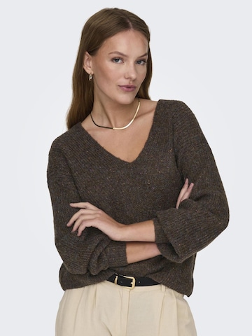 ONLY Sweater 'VENEDA' in Brown