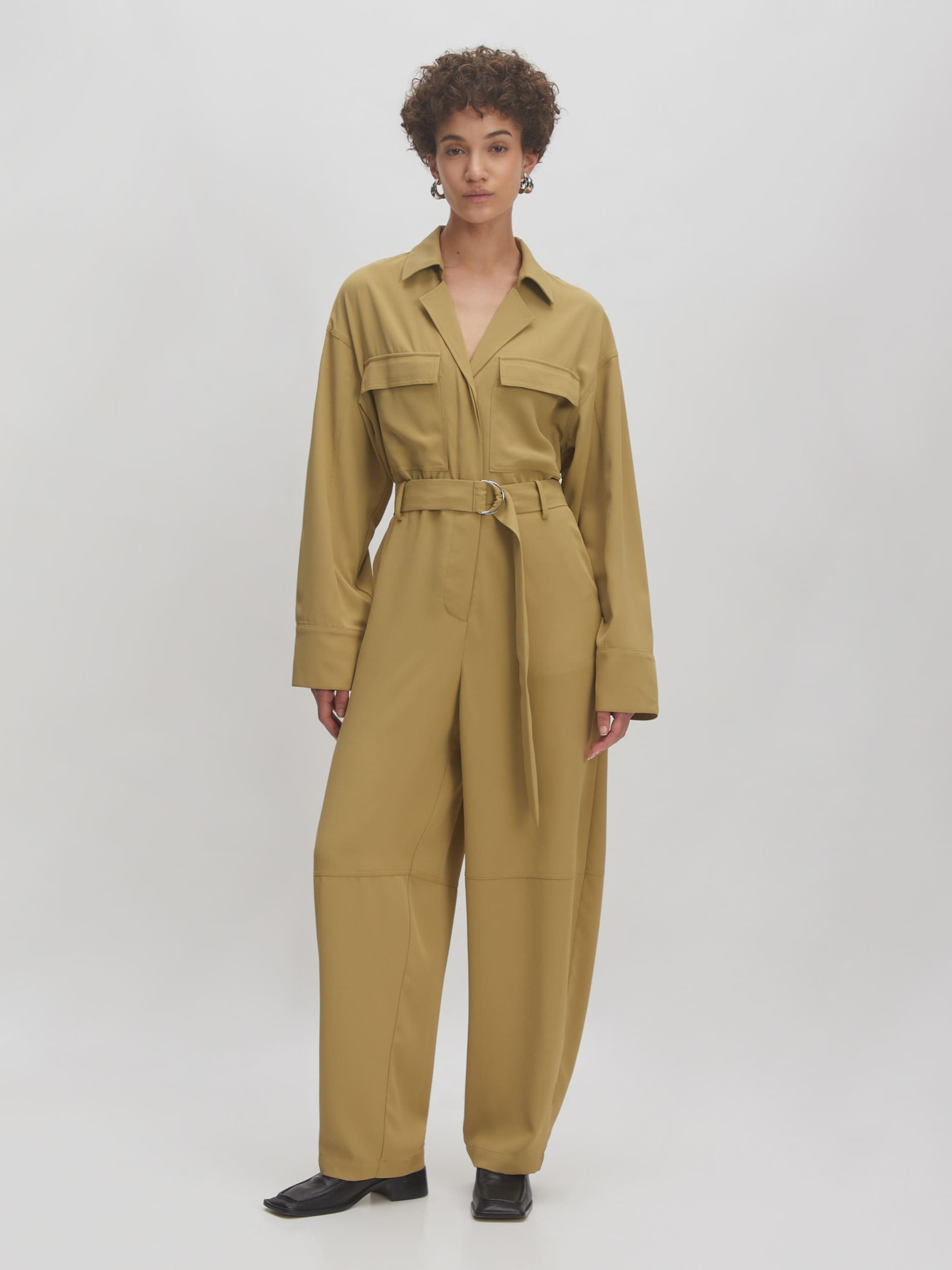 EDITED Producten Jumpsuit 'Tamara' Camel
