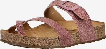 HAFLINGER T-bar sandals in Pink: front