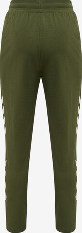 Effilé Pantalon de sport 'Legacy' Hummel en vert