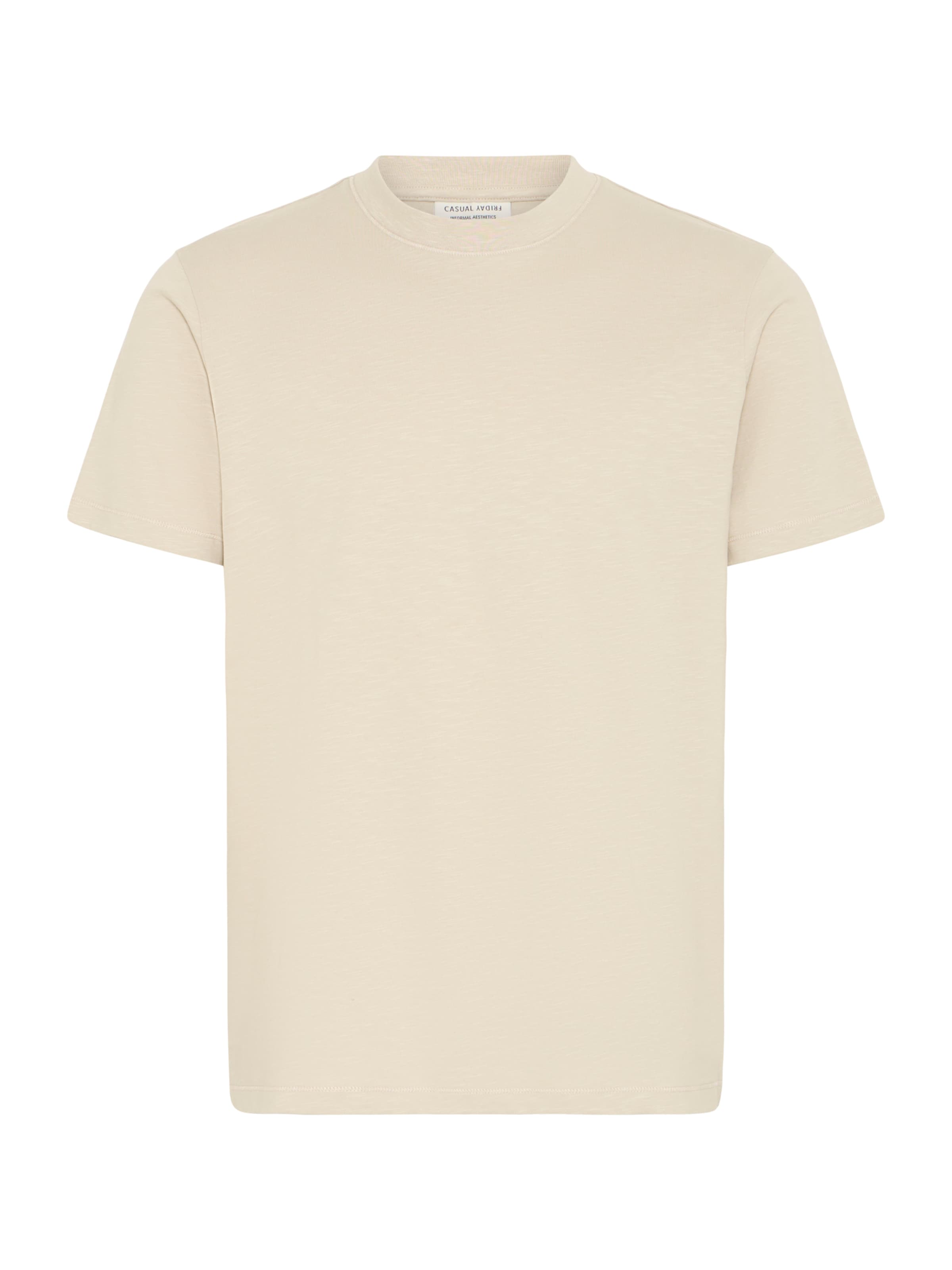 T-Shirt 'CFNORDLI' Casual Friday en beige : devant