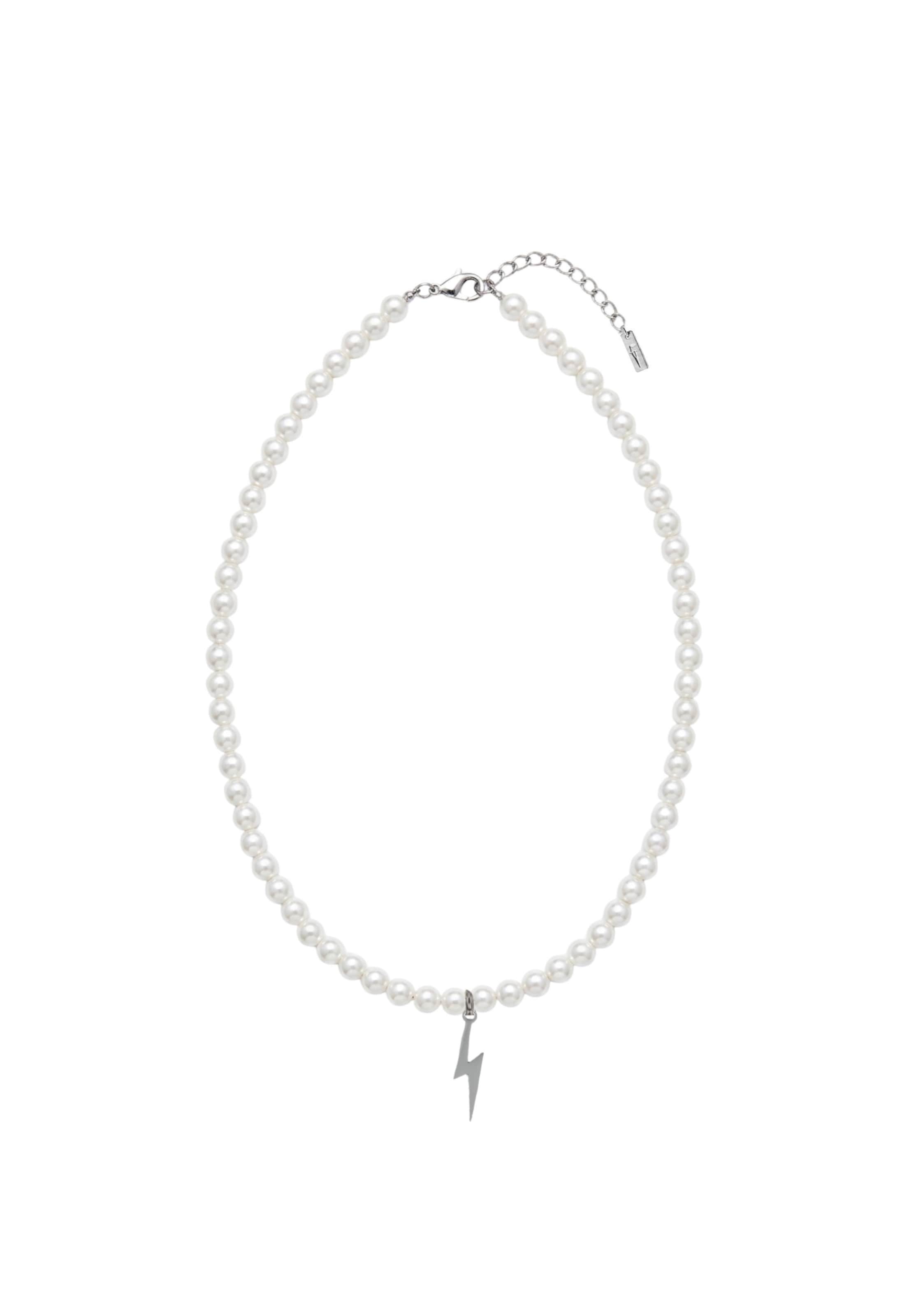 Fainz Necklace 'Bolt' in White: front