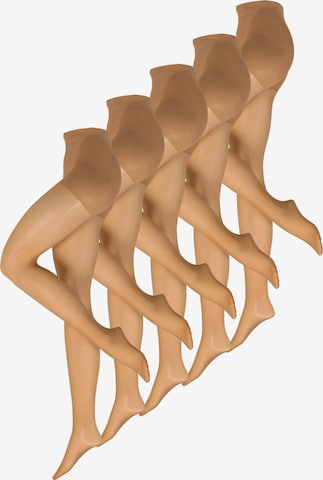 Collants ' Goodbye Laufmaschen 20 DEN ' Nur Die en beige : devant