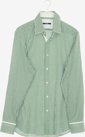 PAL ZILERI Button Up Shirt in L in Green: front
