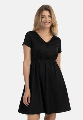 usha BLACK LABEL Платье в Черный: спереди