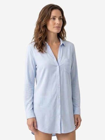 Hanro Nightgown 'Cotton Deluxe' in Blue