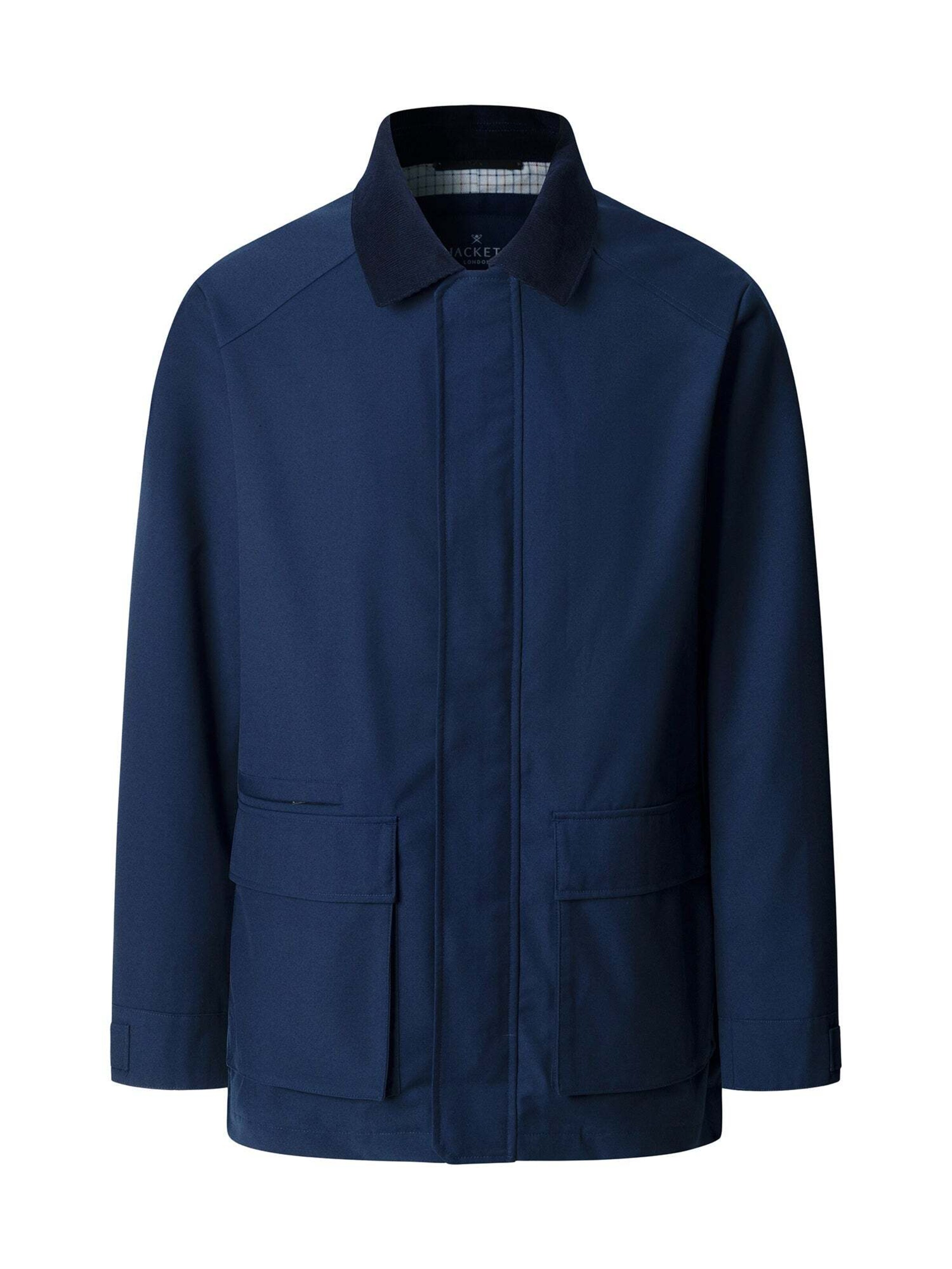 Manteau mi-saison Hackett London en bleu : devant