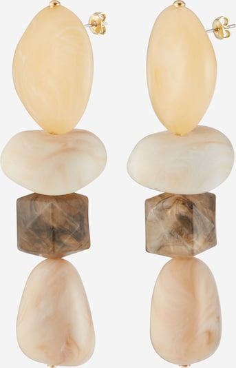 & Other Stories Earrings in Cream / Chamois / Dark beige / Gold, Item view