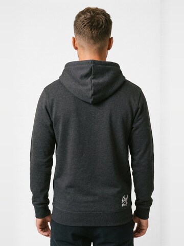 Rednib Zip-Up Hoodie 'Express Stitch' in Grey