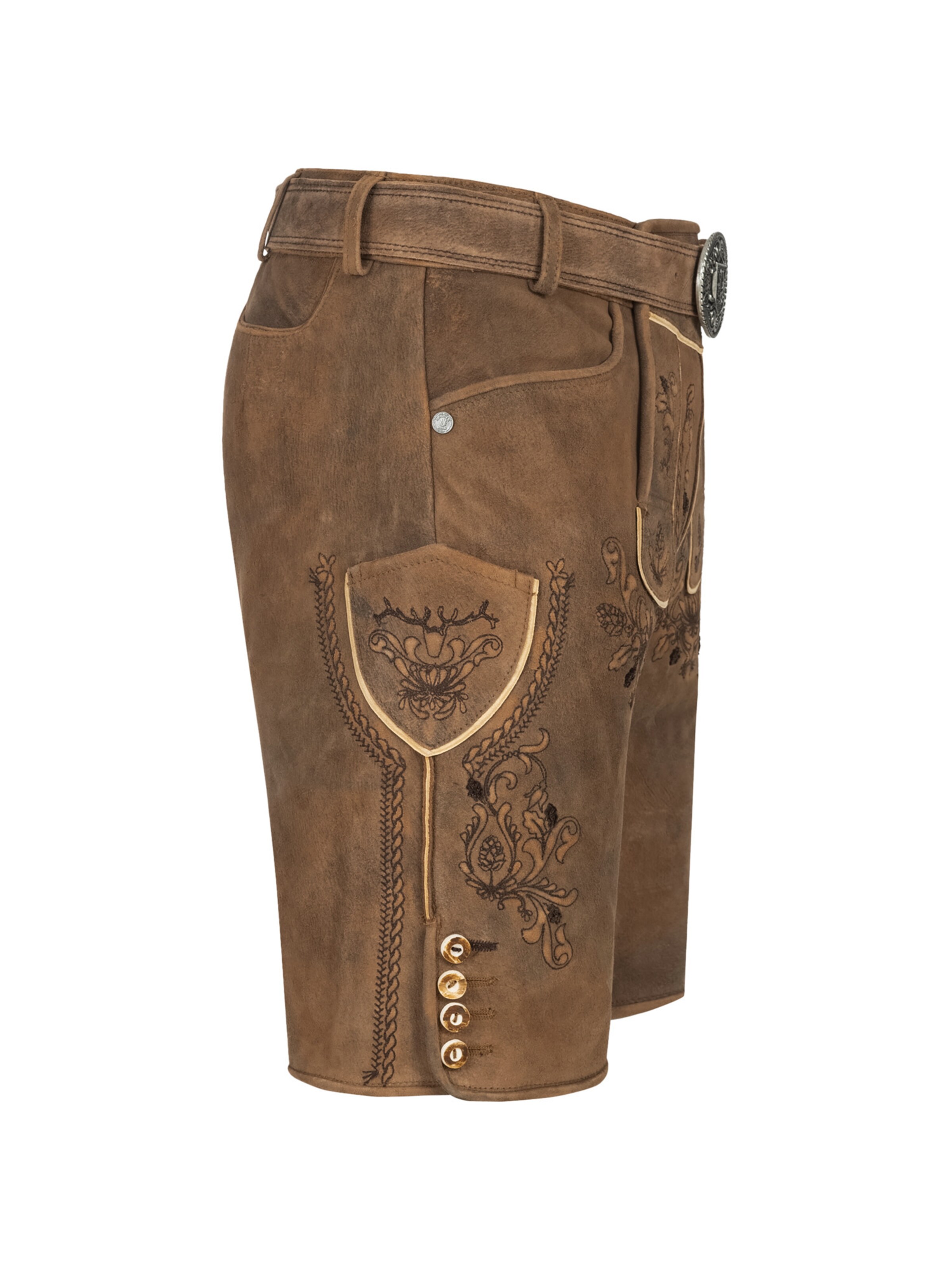 Krüger Buam Regular Hose ' Antonio ' in Braun