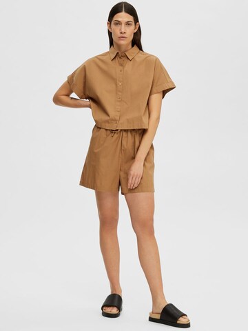 SELECTED FEMME Blouse in Brown