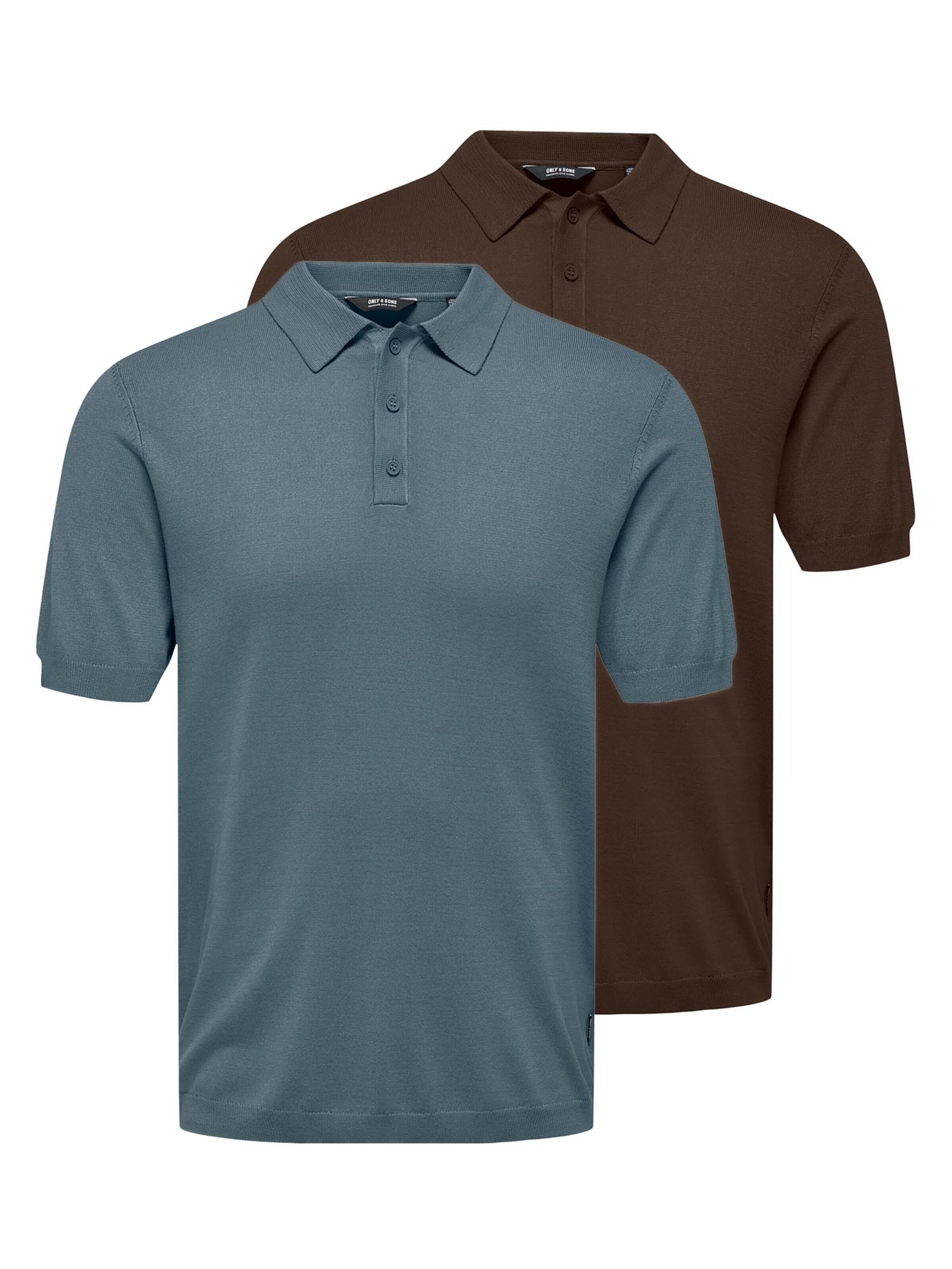 Only & Sons Shirt 'Wyler'‌‌‌‌‌ in Blau: Vorderseite
