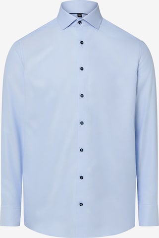 Finshley & Harding Businesshemd in Blau: Vorderseite