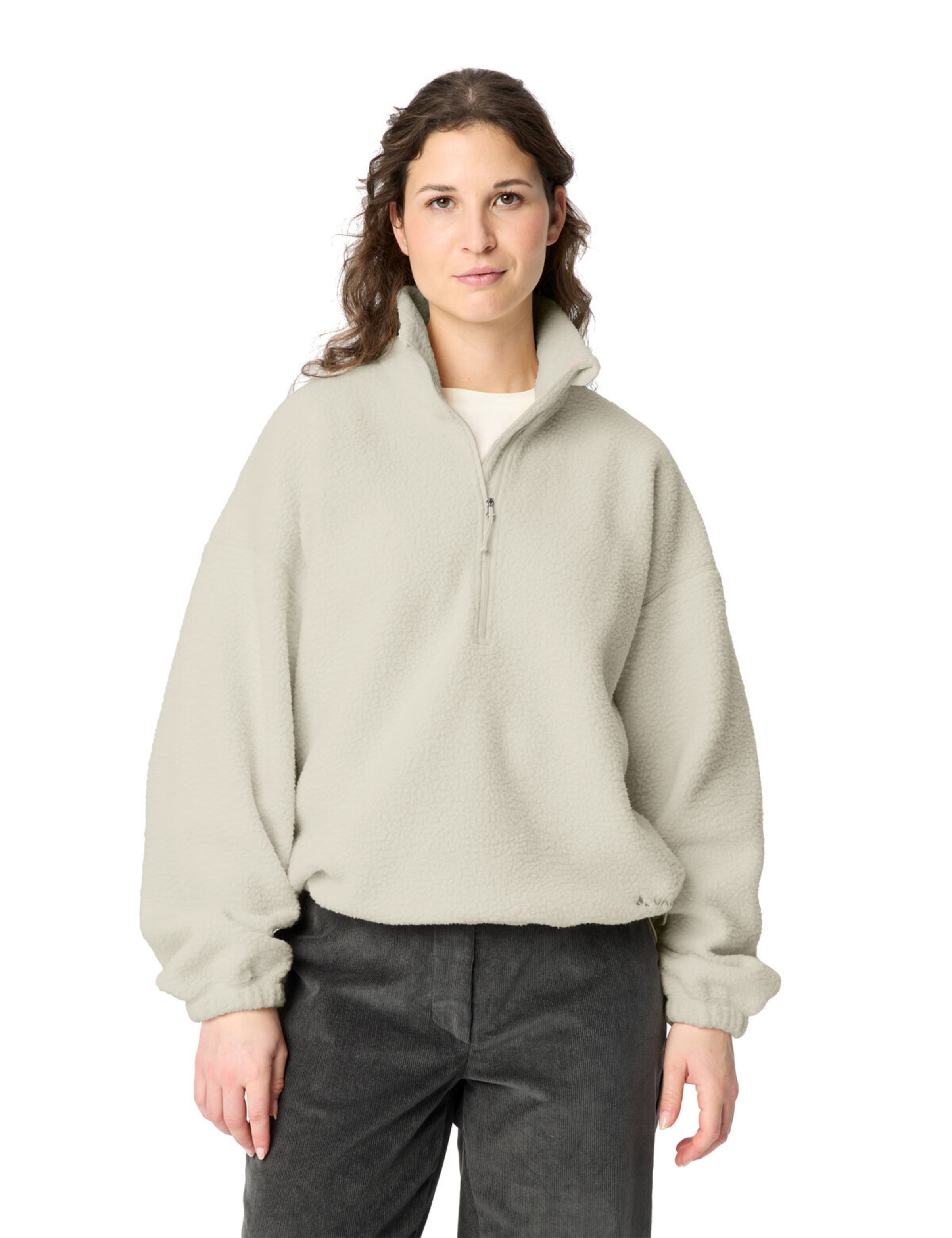 VAUDE Sports sweater 'Najun' in Beige