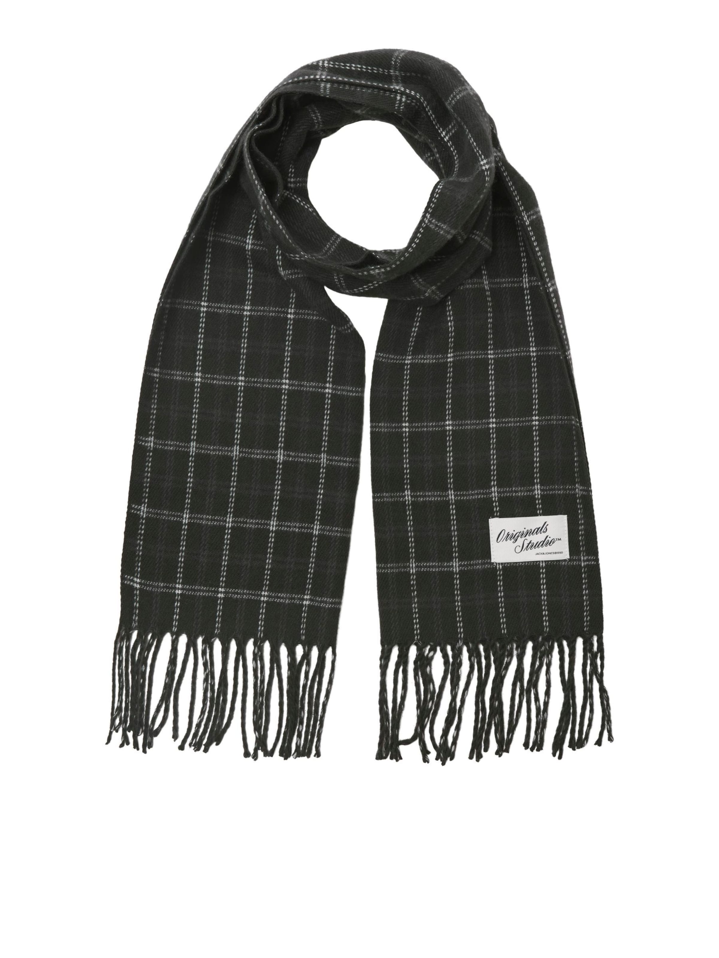JACK & JONES Scarf in Black: front