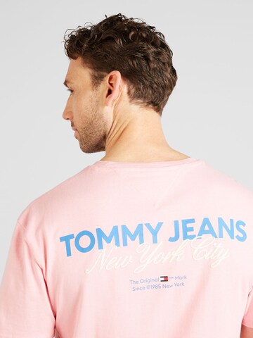 Tommy Jeans Футболка в Ярко-розовый